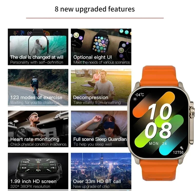 Mens Bluetooth Smart Watch