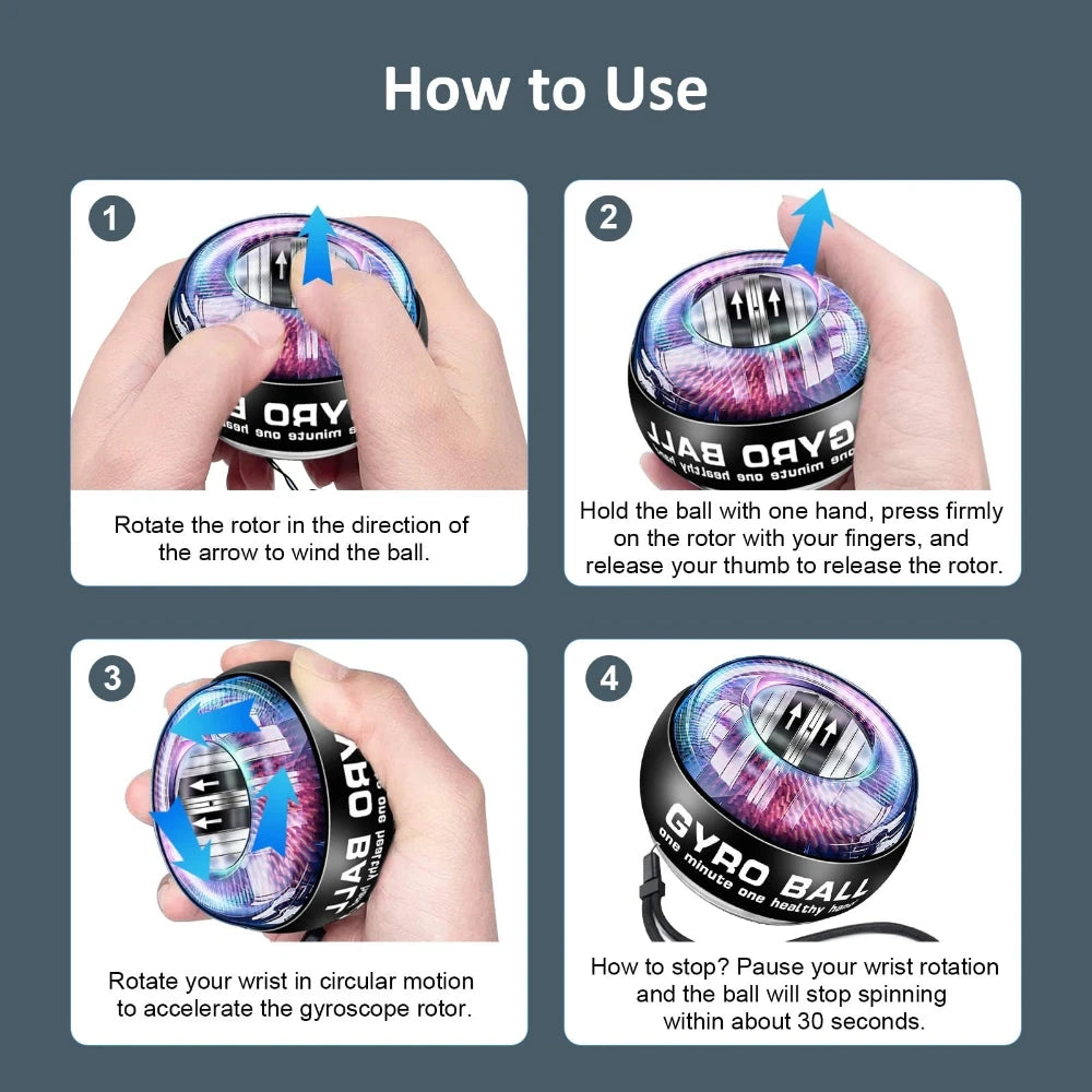Gyroscopic Wrist Strengthening Ball