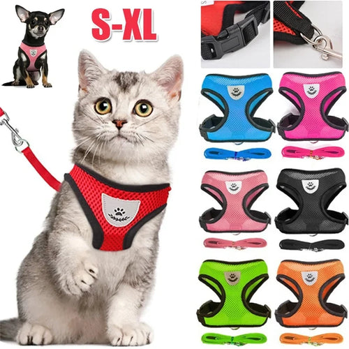 Breathable Mesh Cat Harness