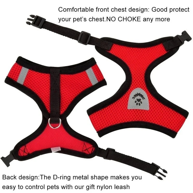 Breathable Mesh Cat Harness