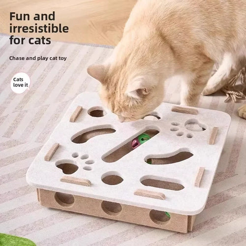 Filz-Katzen-Puzzlebox