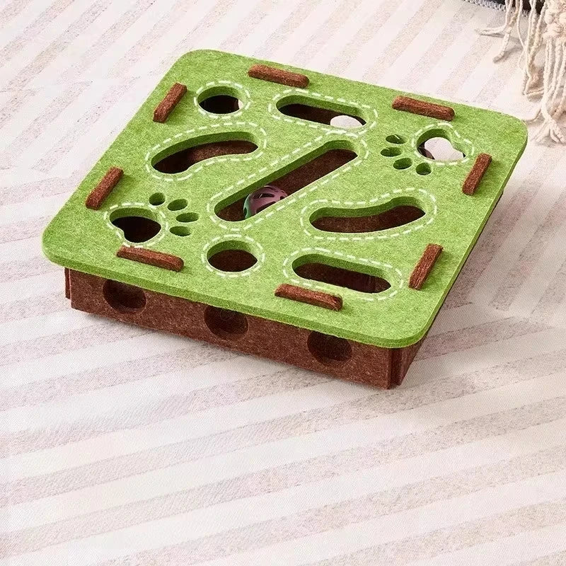 Felt Cat Puzzle Box