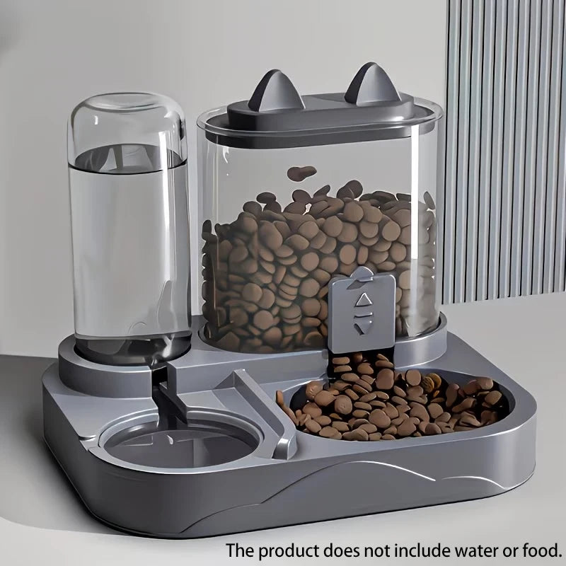 Dual Pet Feeder And Water Dispenser
