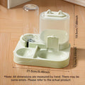 Dual Pet Feeder And Water Dispenser