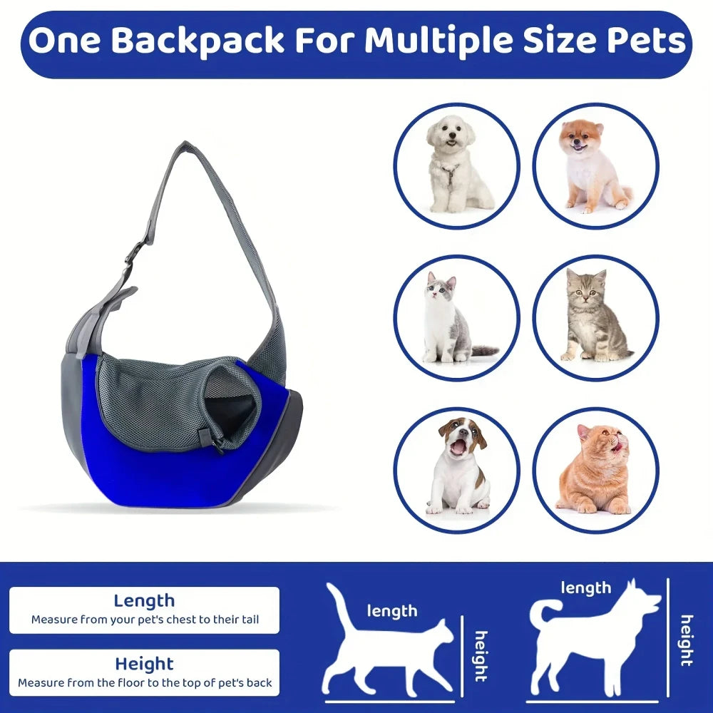 Breathable Mesh Dog Sling Carrier