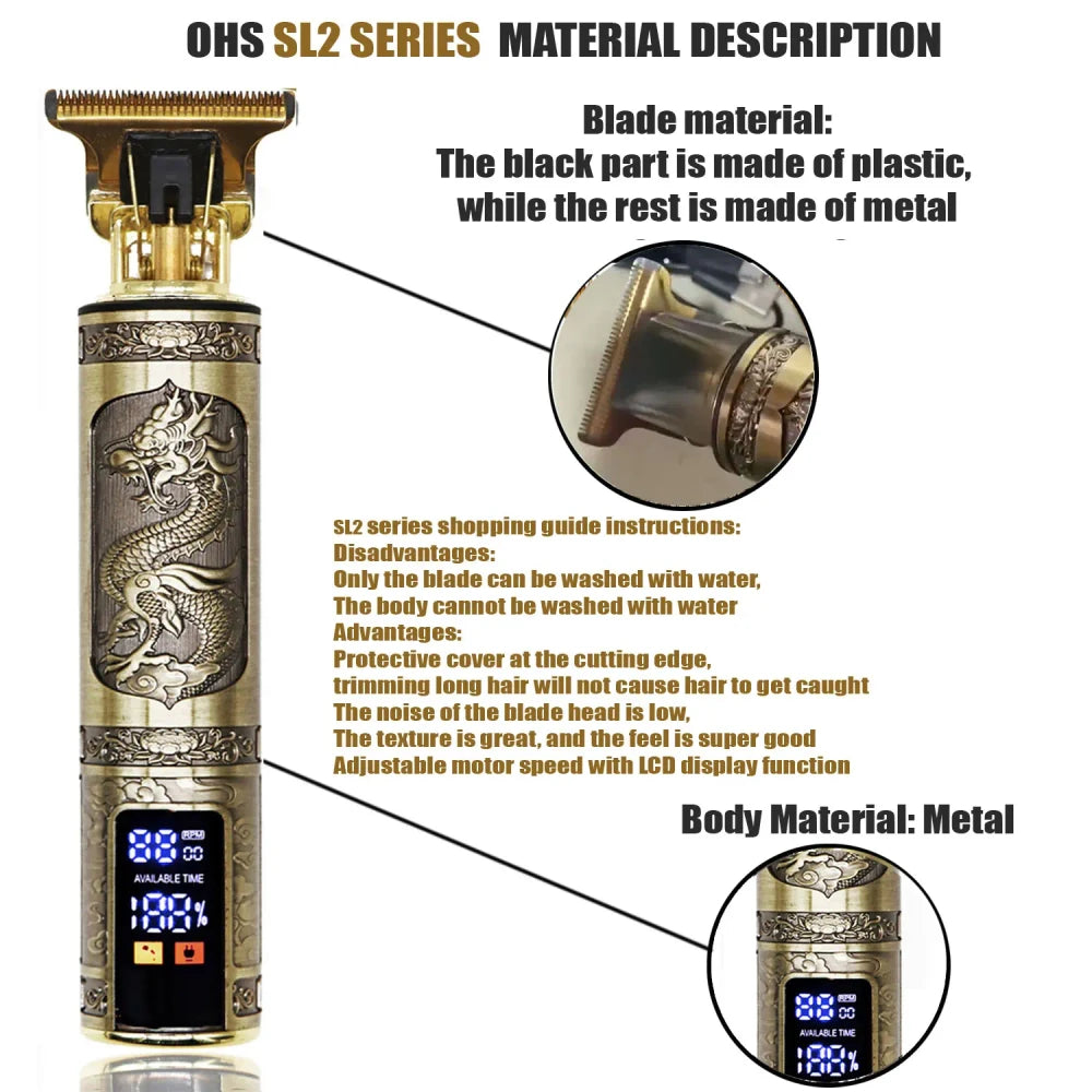 Cordless Electric Beard Trimmer