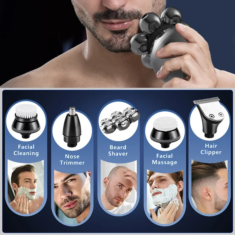 Rechargeable Bald Head Electric Razor
