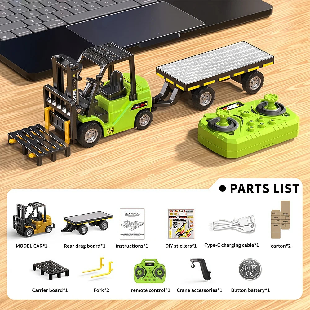 Mini Alloy Remote Control Engineering Vehicle