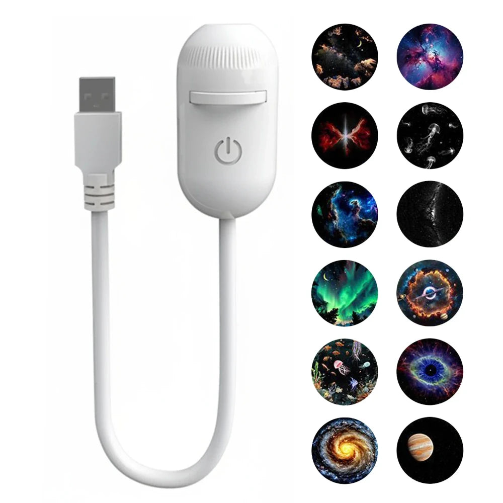 Mini Galaxy Star Projector Night Light