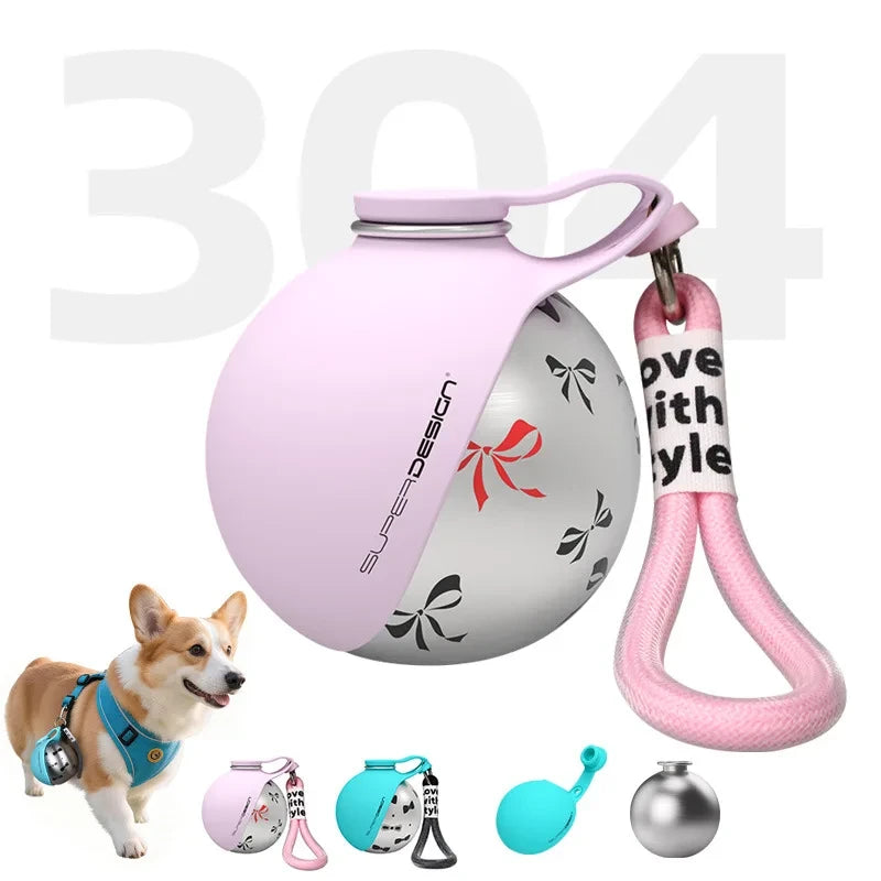 Portable Stainless Steel Dog Water Bottle