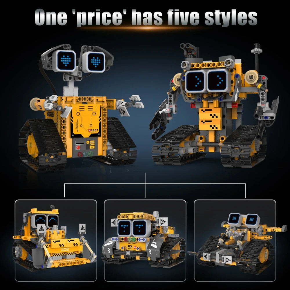 Transformable Remote Control Robot Building Blocks