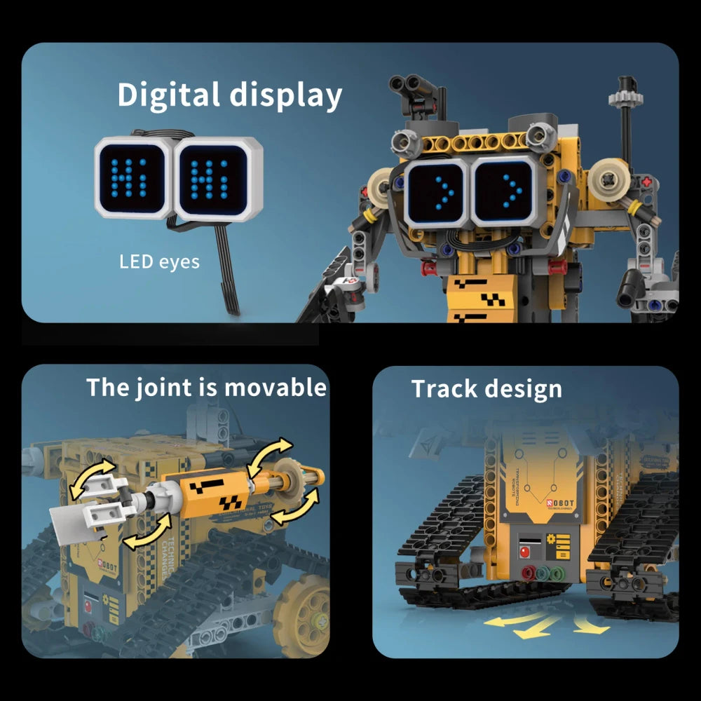 Transformable Remote Control Robot Building Blocks