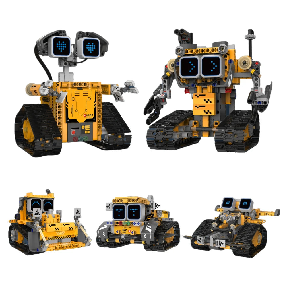 Transformable Remote Control Robot Building Blocks