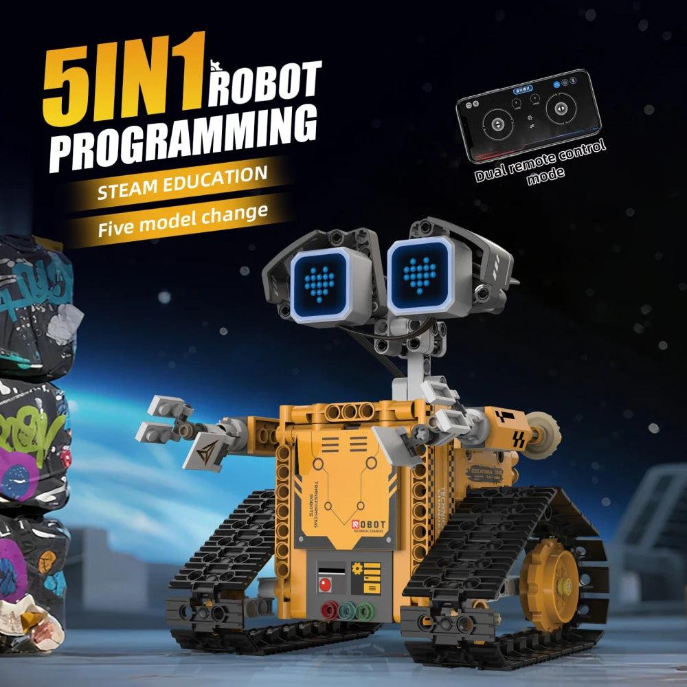Transformable Remote Control Robot Building Blocks