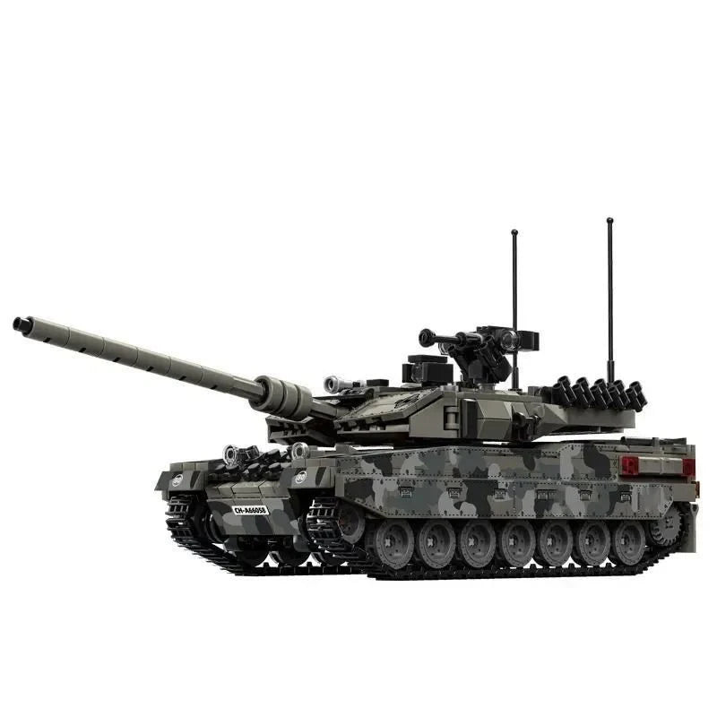 Military Tank Building Blocks Model