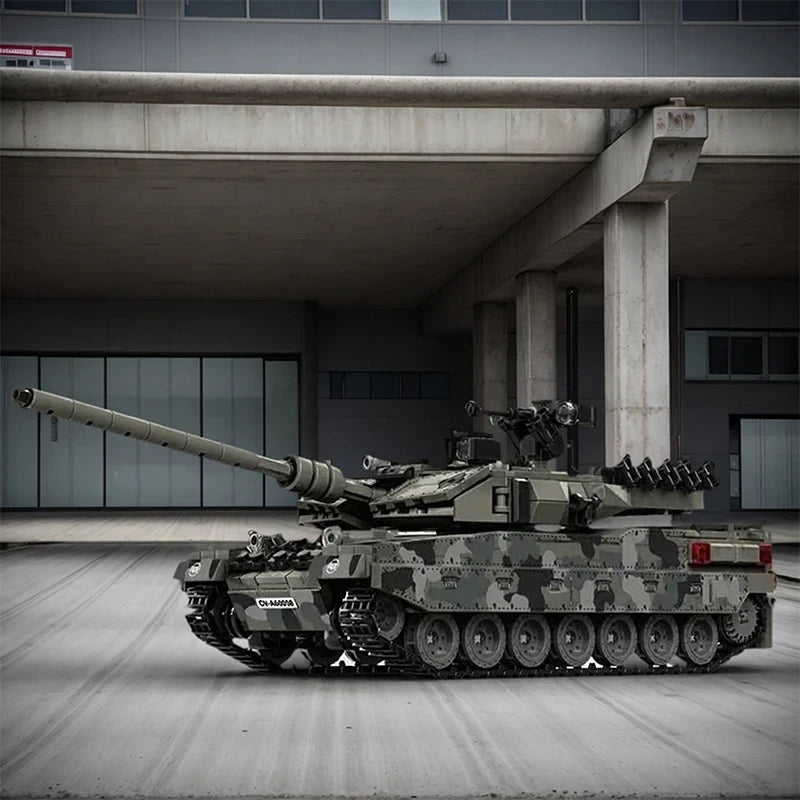 Military Tank Building Blocks Model