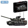 Military Tank Building Blocks Model