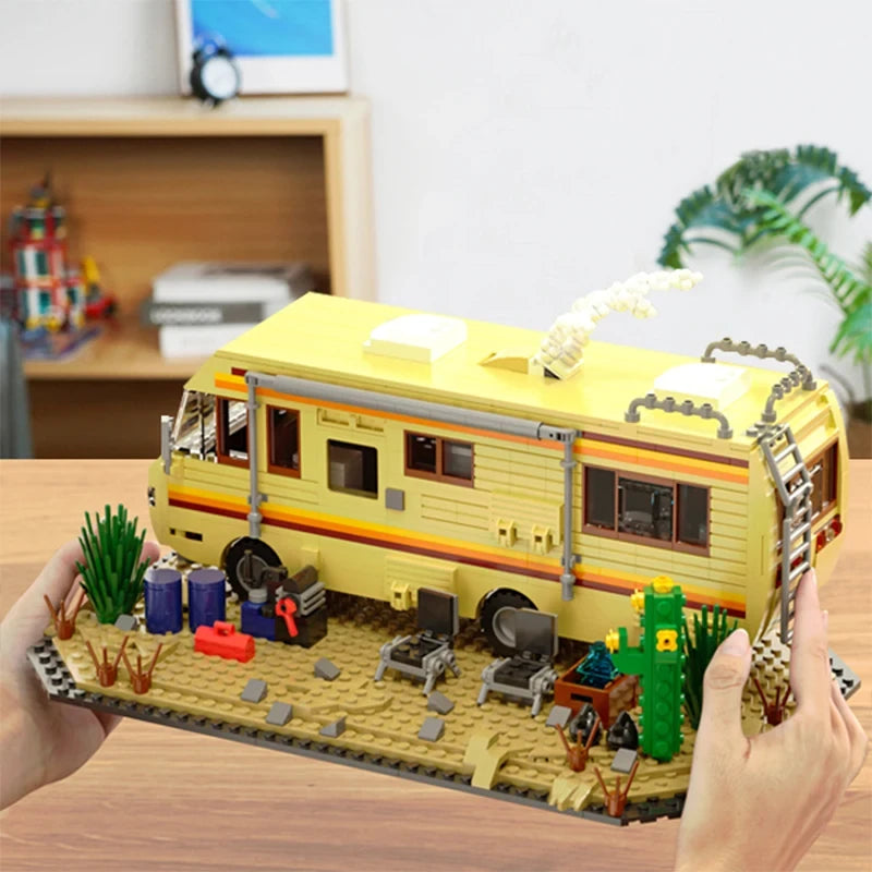 RV Camper Building Block Model