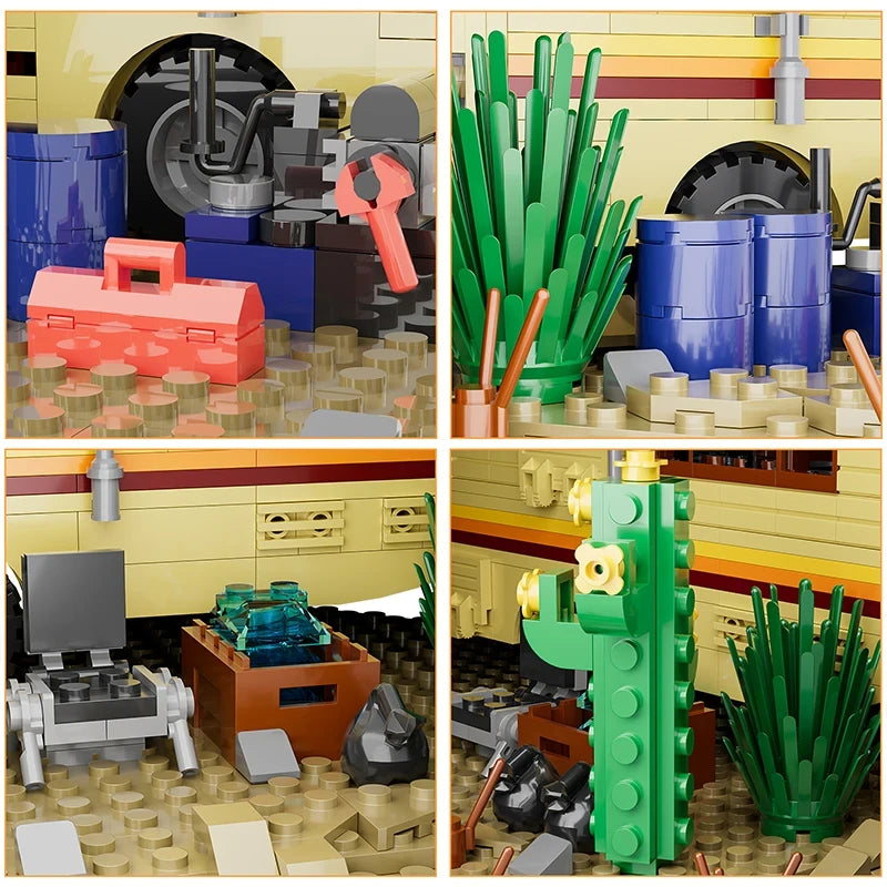 RV Camper Building Block Model