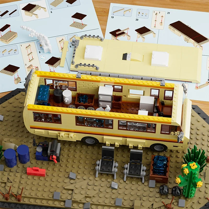 RV Camper Building Block Model