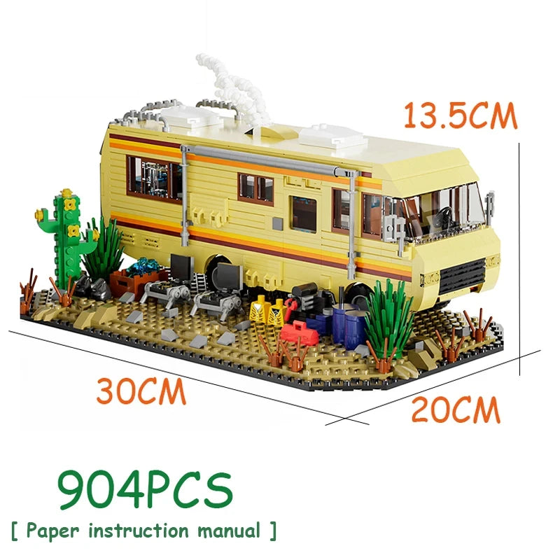 RV Camper Building Block Model