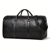 Crocodile Textured Travel Duffel Bag