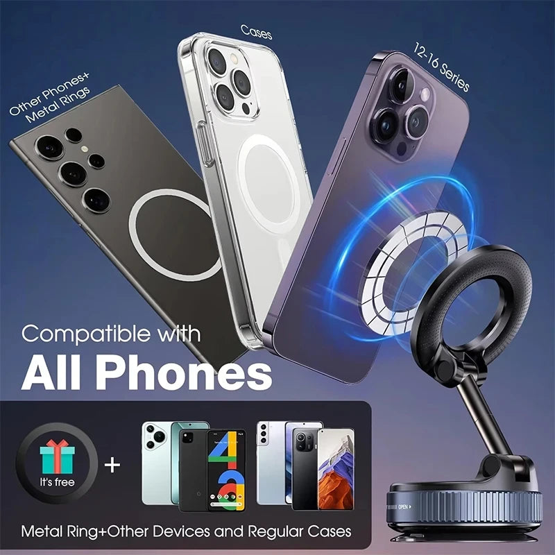 Magnetic Foldable Car Phone Holder
