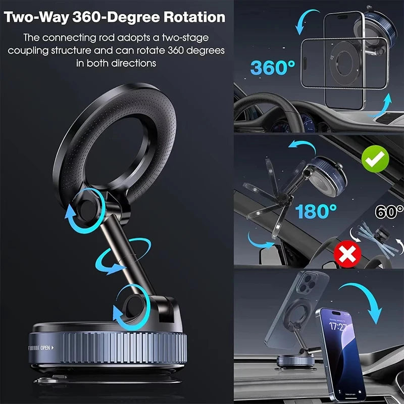 Magnetic Foldable Car Phone Holder