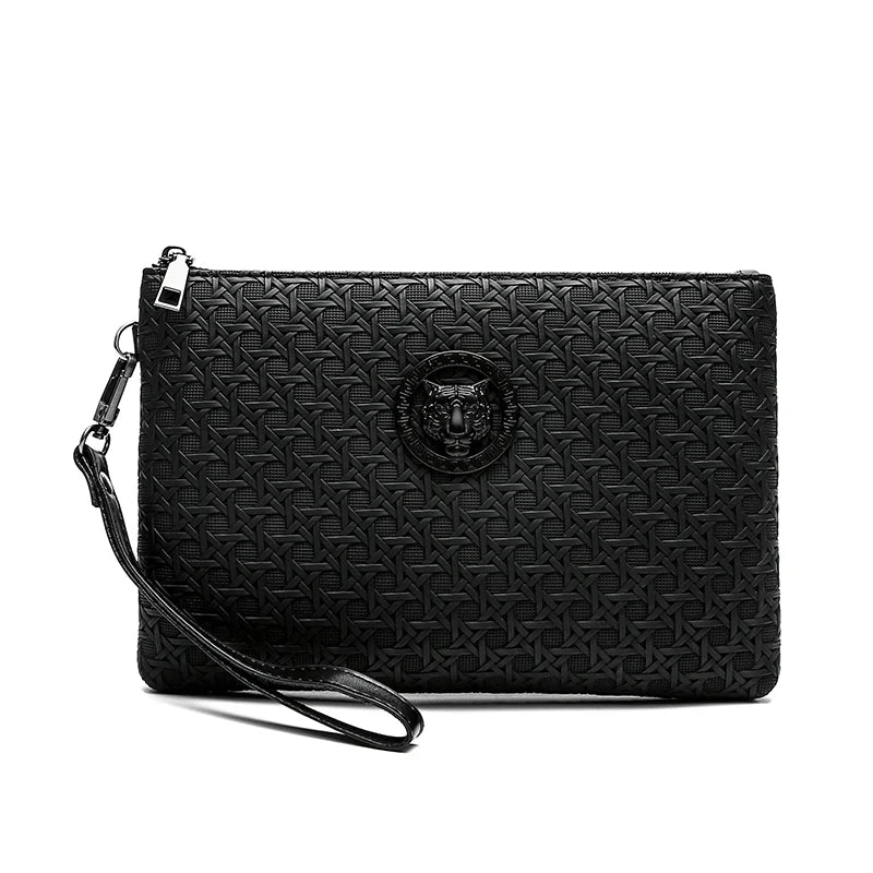 PU Leather Business Clutch Bag
