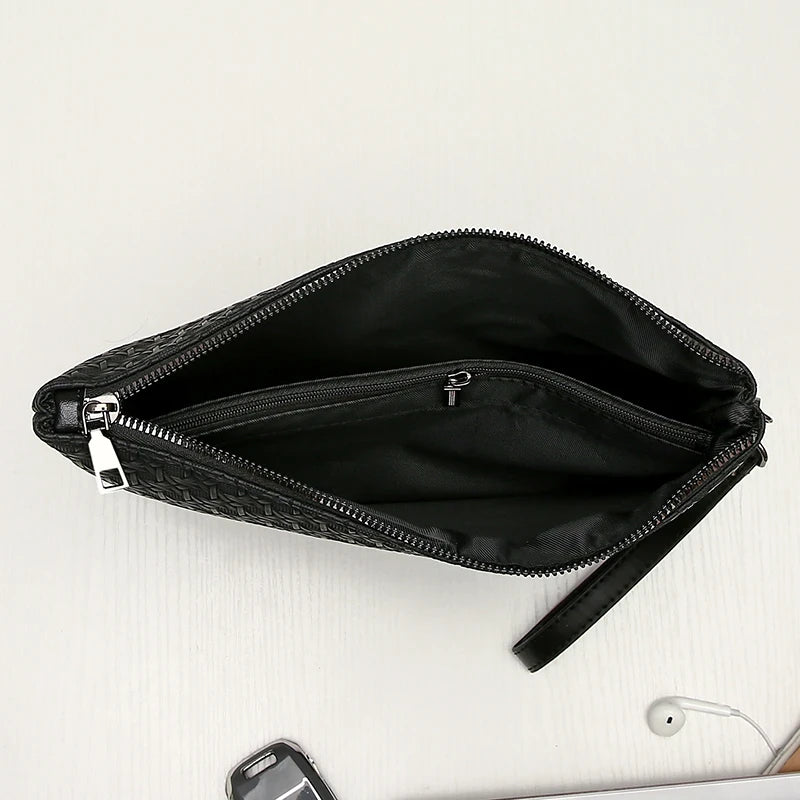 PU Leather Business Clutch Bag