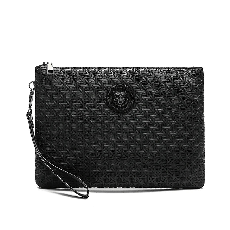 PU Leather Business Clutch Bag
