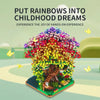 Rainbow Tree House Building Block Set