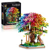 Rainbow Tree House Building Block Set