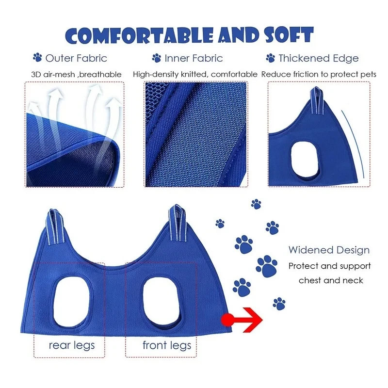Pet Grooming Hammock Restraint Bag