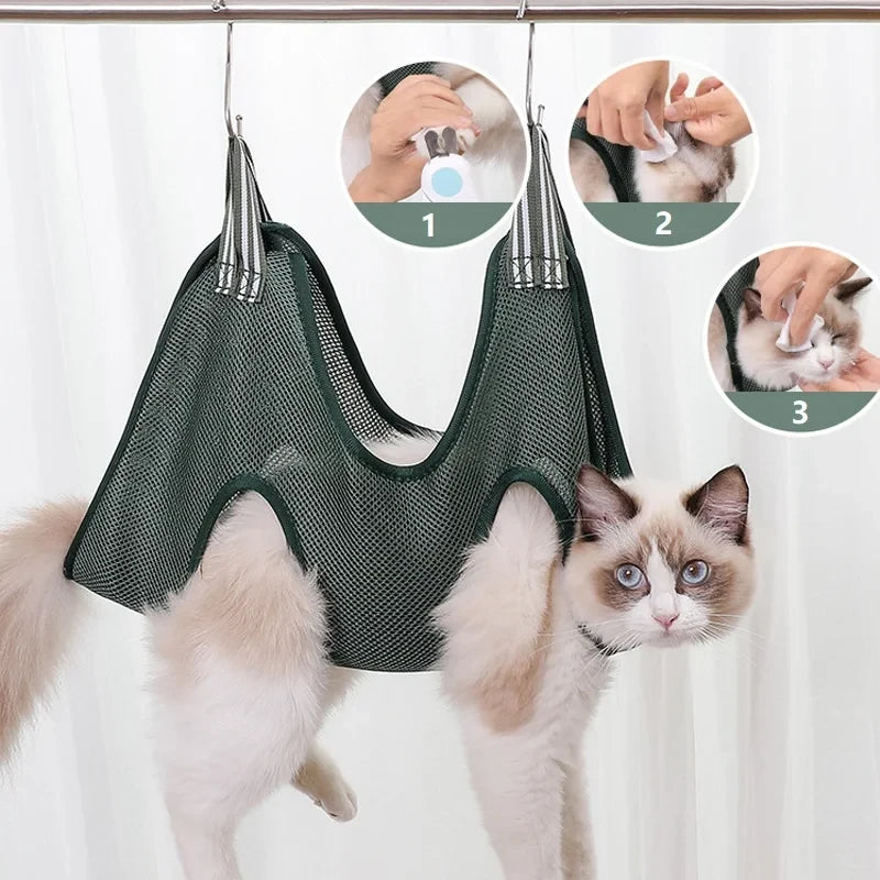 Pet Grooming Hammock Restraint Bag