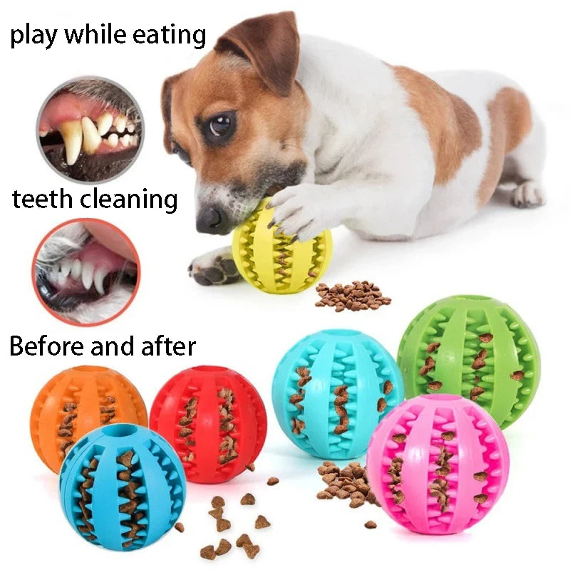 Natural Rubber Pet Treat Ball
