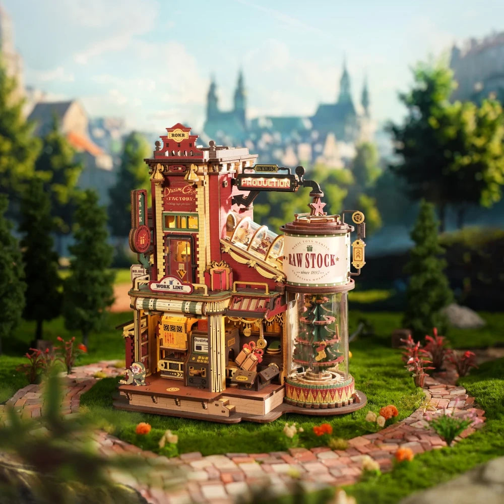 Dream Gift Factory 3D Wooden Puzzle Music Box