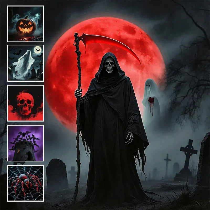 USB Projector Light Halloween Ghost Skull Night Light