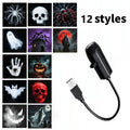 USB Projector Light Halloween Ghost Skull Night Light